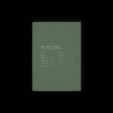 Fast Brain Daily Productivity Planner